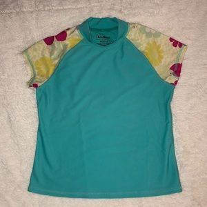 LL Bean Kids Swim Shirt